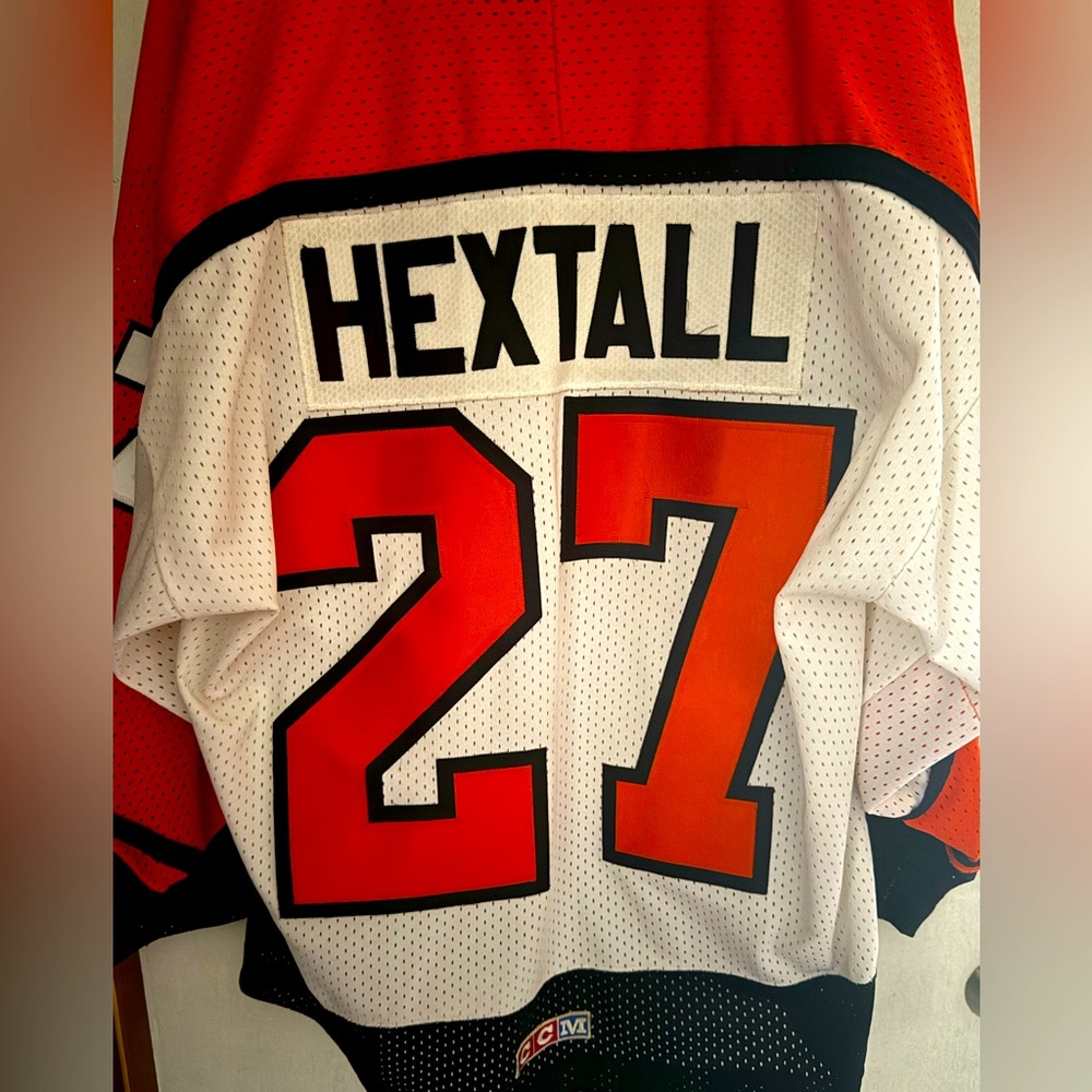 Ron Hextall Flyers jersey